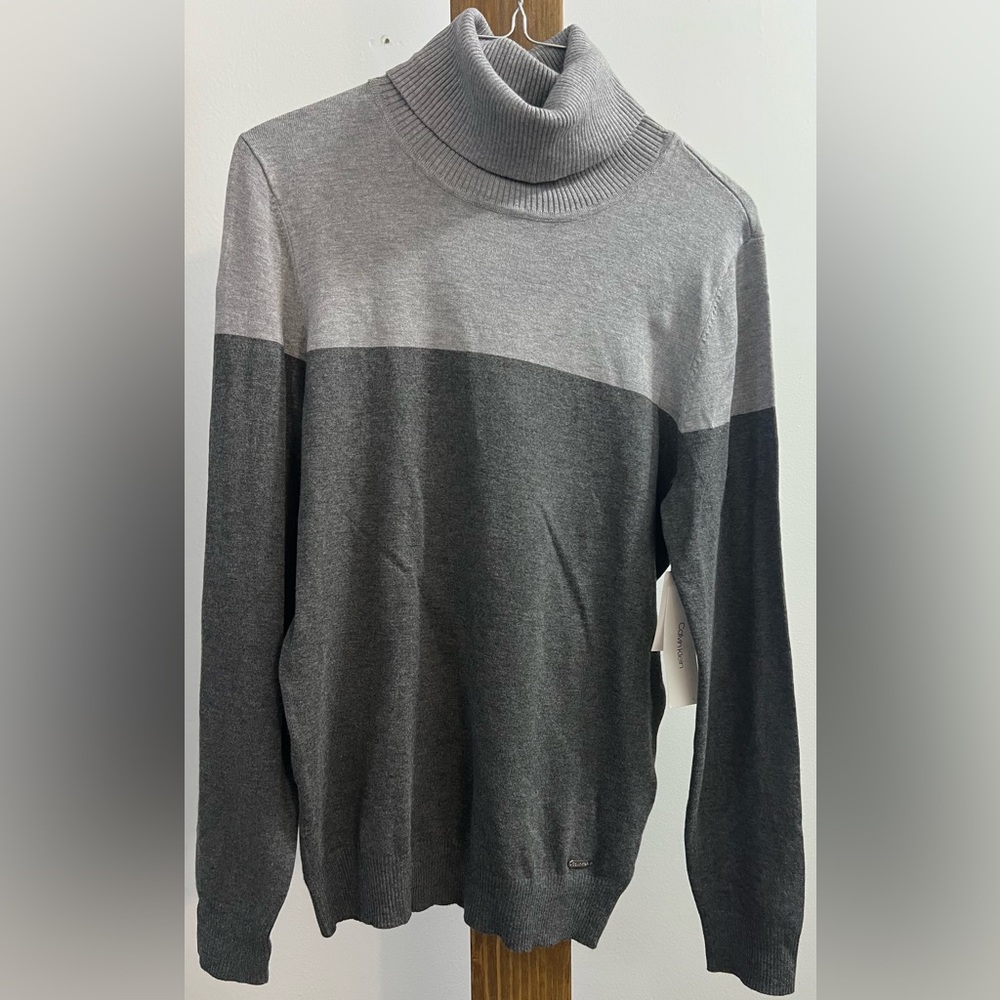 Women’s Calvin Klein Gray Turtleneck‎ Sweater